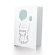 image 2 of Cute Cat Lover Illustration with Balloons Her Birthday Card