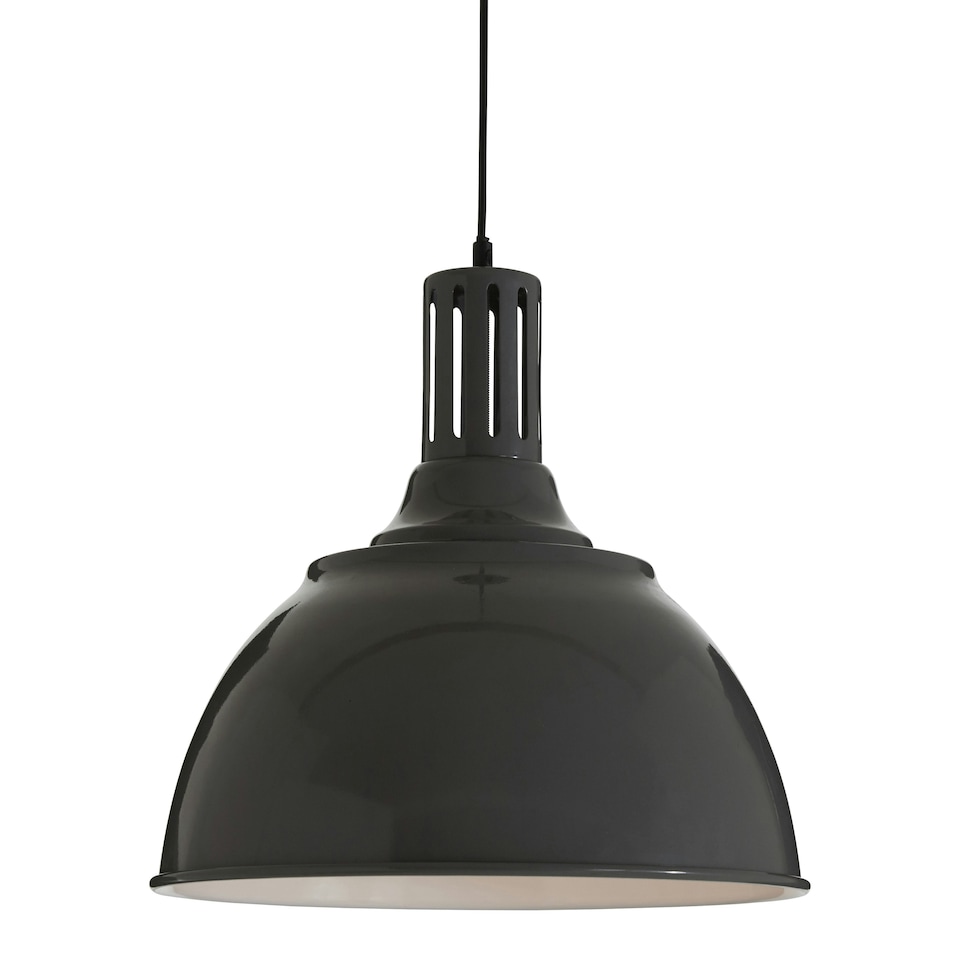 image 1 of Interiors by Premier Brook Grey Metal Pendant Light
