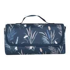 Mountain Warehouse Patterned Picnic Mat - Dark Blue - One Size