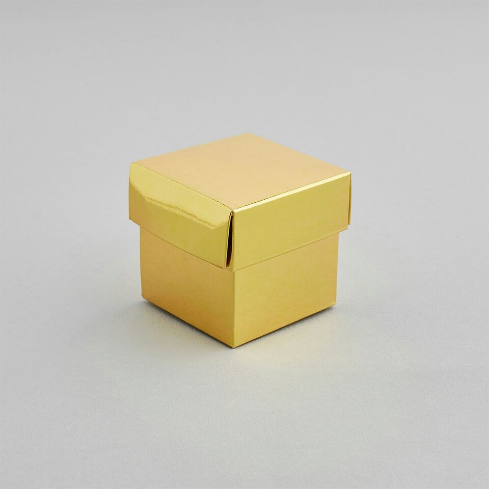 Gold Favour Boxes - Pack of 10