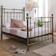image 1 of 4ft6 Double Brass Finish,Traditional Antique Victorian Metal Bed Frame Bedstead