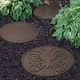 image 5 of Nicoman Round Brown Butterfly Stepping Stone - Pack of 2 | Brown | Bown | Pack of 2