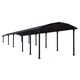 image 1 of Arcadia Carport 12700 - Polycarbonate - L1290 x W359 x H242 - Grey Grey