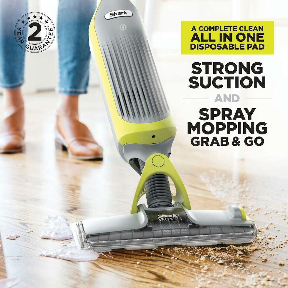 image 1 of Shark VacMop Cordless 2-in-1 Vacuum Mop with Targeted Spray VM200UK