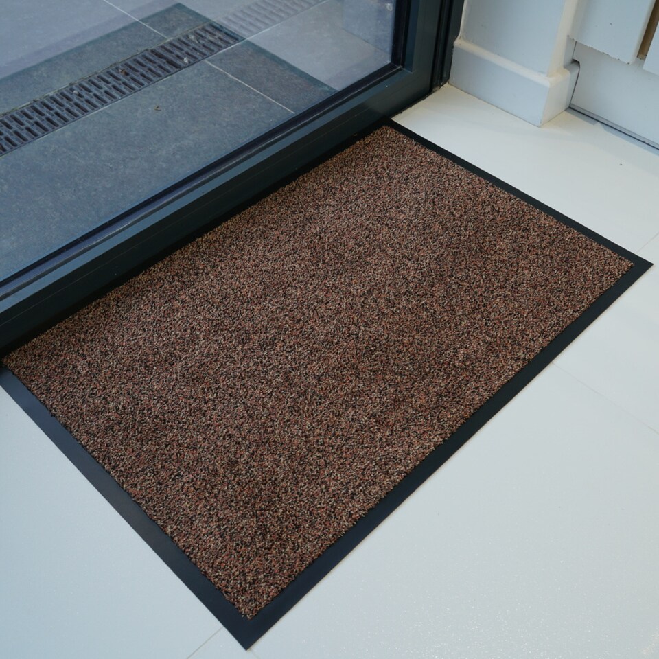 image 1 of Non Slip Absorbent Dirt Trapper Rubber Edged Door Mats