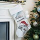 image 2 of Personalised Dog Breed Christmas Stocking