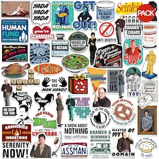 Seinfeld Deluxe Stickers (Pack of 100) - Multicoloured - One Size