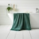 image 2 of Poloma 700GSM Supersoft Cotton Towels – Ultra-Absorbent, Premium Comfort in All Sizes | Green | Pine | Hand towel