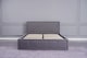 image 6 of Ottoman Storage Bed 3ft Single Grey with 1 Mattress Wooden Fabric Bedroom