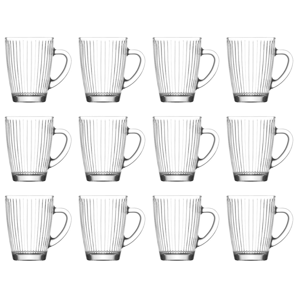 image 1 of LAV Hestia Glass Mugs - 400ml - Pack of 12
