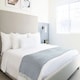 image 4 of Chevron Collection Recycled Cotton Throw in Navy (50" x 60")