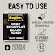 image 3 of Rustins Quick Dry Heat Resistant Black Paint Matt Finish 500ml | Black | 1