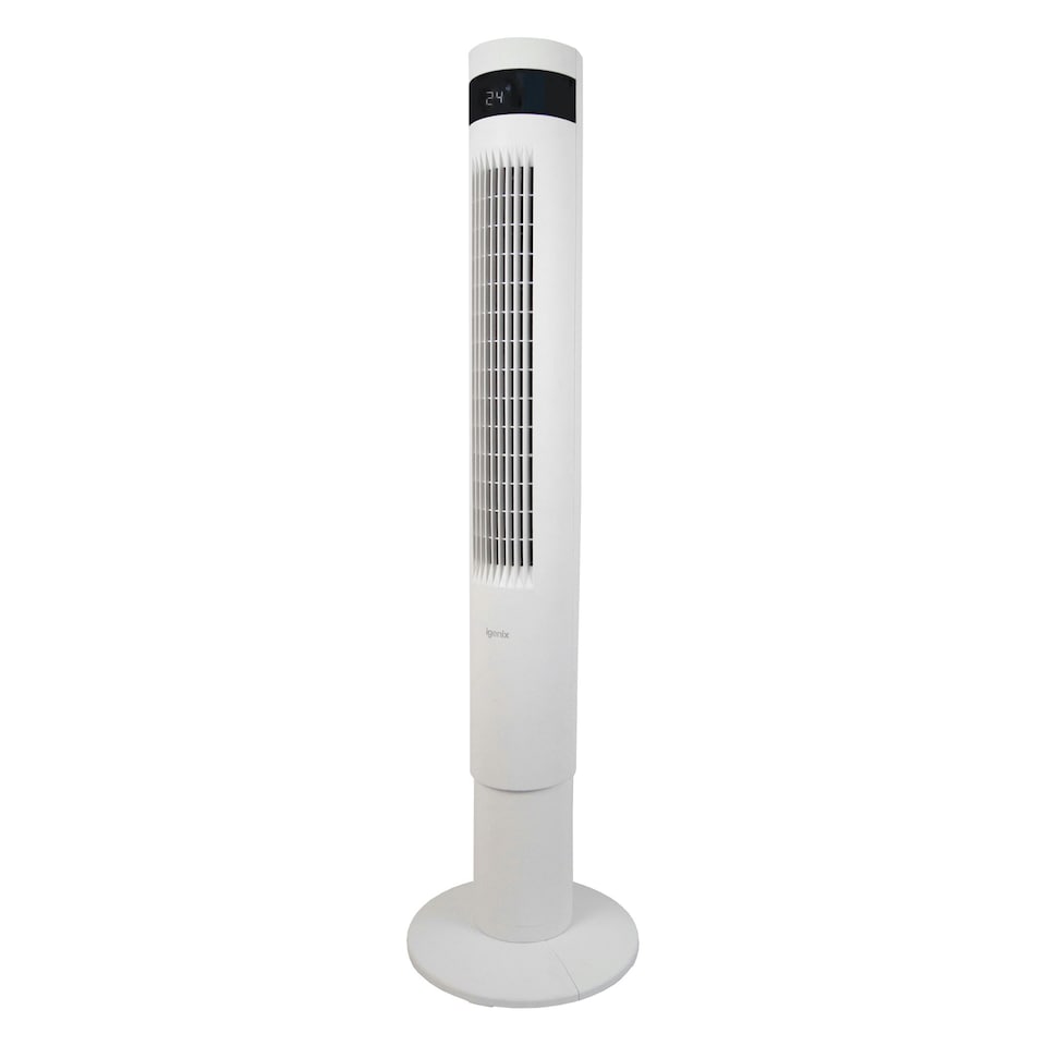 image 1 of Igenix IGFD6043W Digital Tower Fan, 43 Inch, White