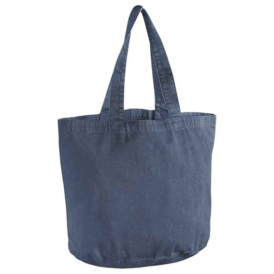 image 1 of Westford Mill Garment Dyed Tote Bag - Vintage Denim - One Size