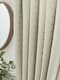 image 5 of Adison Lined Pencil Pleat Taped Curtains - 168cm x 137cm - Cream