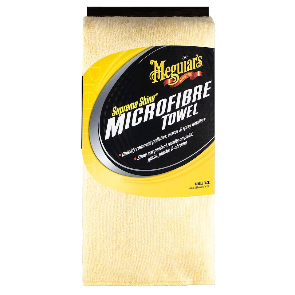 image 1 of Meguiar’s Supreme Shine Microfiber Towel X2010EU