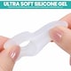 image 4 of Trimming Shop Gel Toe Separators Soft Silicone Toe Spreader Cushions - 2pcs