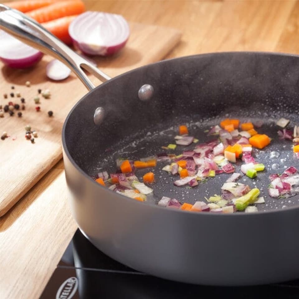 image 1 of Stellar 6000 Hard Anodised Element 30cm Sauté Pan