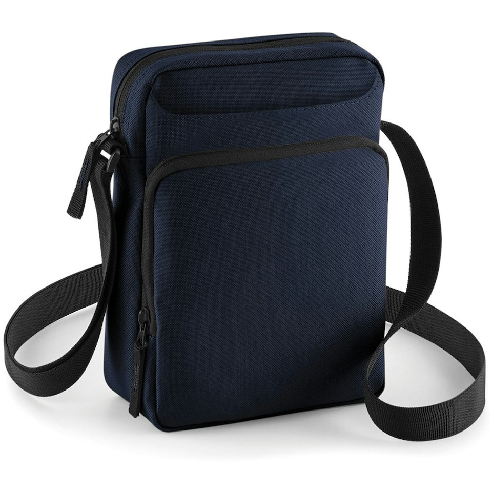 image 1 of Bagbase Across Shoulder Strap Cross Body Bag - French Navy - One Size Blue