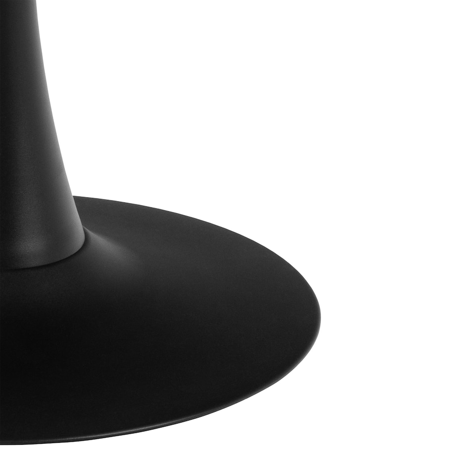 image 1 of Malta Ceramic Round Dining Table Brown/Black 90x75 cm