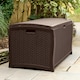 image 4 of Suncast Missouri 375L Storage Box - Java Brown Brown