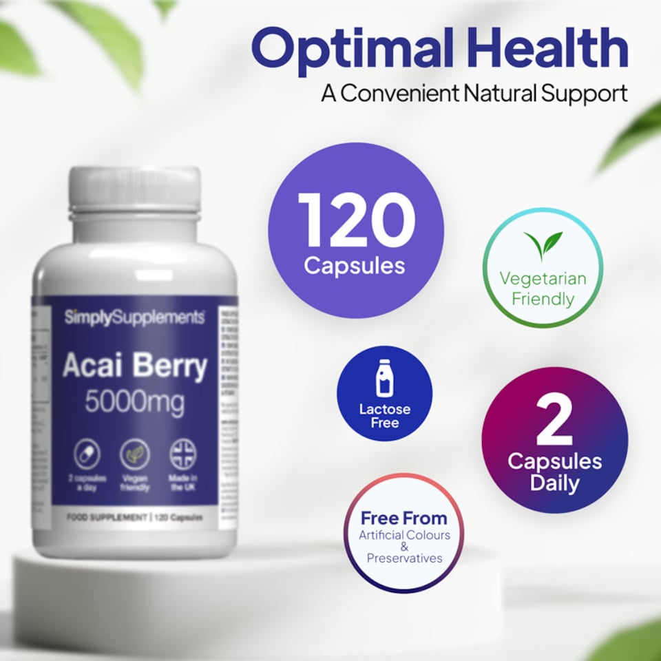 image 1 of Acai Berry Capsules 5000mg