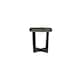 image 3 of Stylish Black Marble Lamp Table | Black | Black