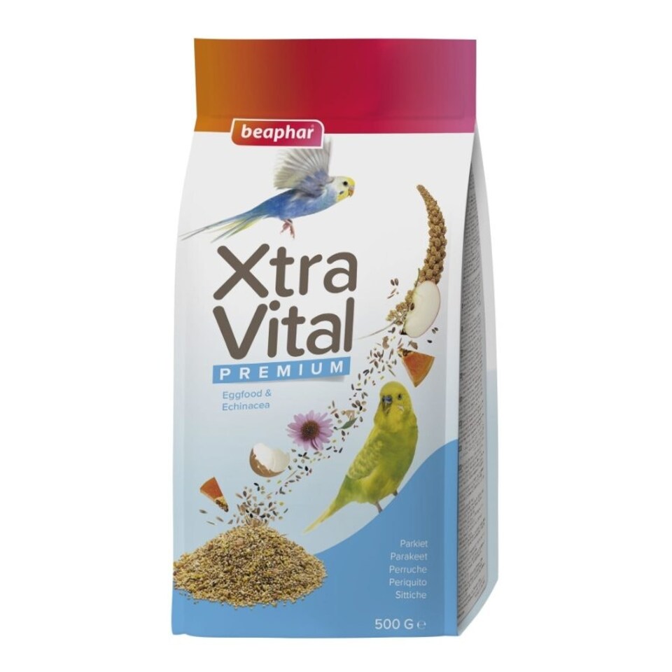 Beaphar xtraVital Parakeet 500g (Pack of 7)