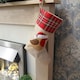 image 2 of Robin Design Christmas Stocking  Traditional Festive Character Stocking for Fireplace & Holiday Decor
