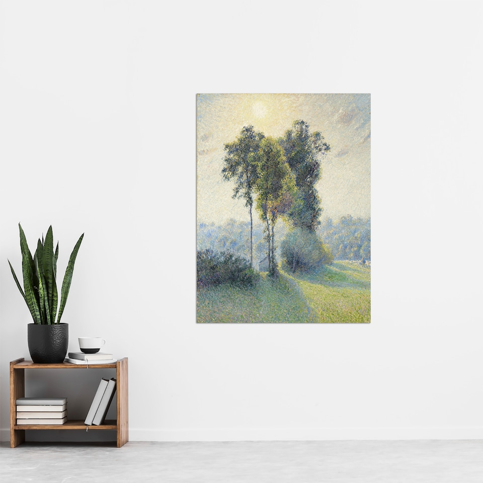 image 1 of Sunset Landscape at Saint Charles Pissarro Huge Wall Art Poster Print
