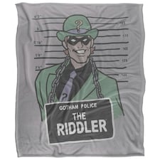 Batman Line Up Riddler Blanket - Multicoloured - One Size
