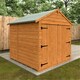 image 1 of 6 x 6 (1.83m x 1.75m) Wooden Tongue and Groove APEX Bike Shed (12mm T&G Floor and APEX Roof) (6ft x 6ft) (6x6)