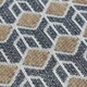 image 4 of JVL Allure Machine Washable Entrance Runner Doormat, 50x150cm - Beige