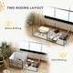 image 5 of PawHut 7 Panel Whelping Box for Dogs, Dog Playpen with Whelping Pads 