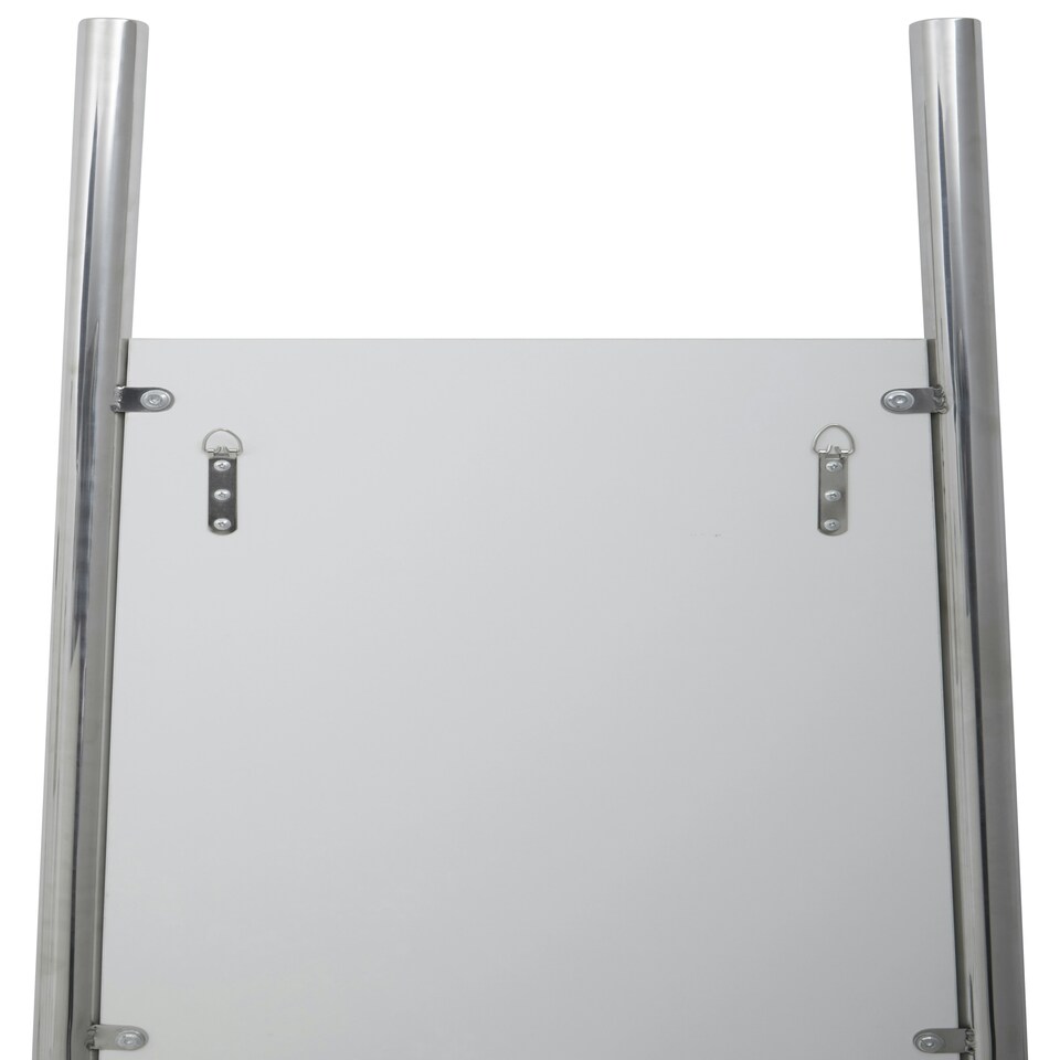 image 1 of Interiors by Premier Silver Finish Frame Floor Mirror Silver