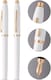 image 2 of Cross Century II Pearlescent White Lacquer Fountain Pen | Luxury Rose Gold Fountain Pen with Fine Nib | Gift Boxed Executive Writing Pen