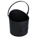 image 5 of Set of 2 Nesting Round Coal Bucket Log Burner Scuttle Wide Mouth Fire Fireplace