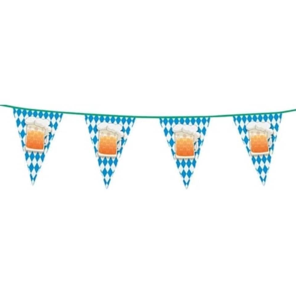Oktoberfest Beer Party Plastic Bunting 6m