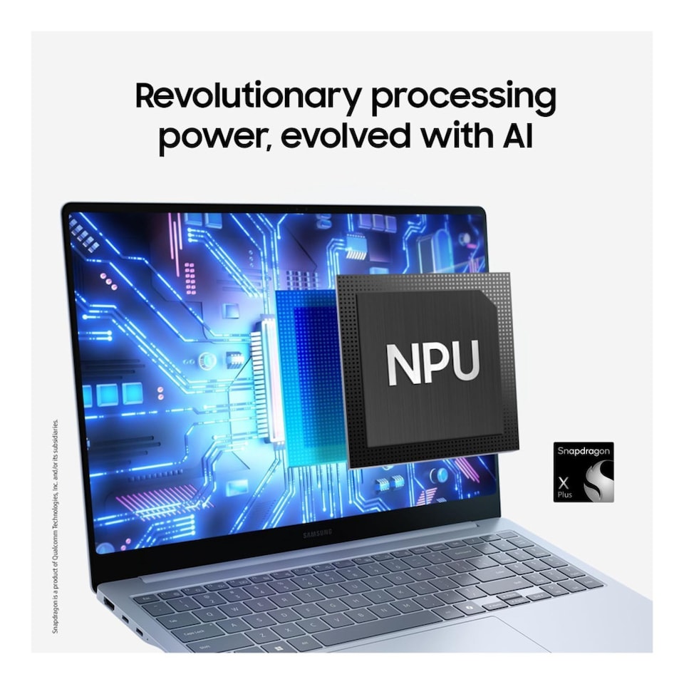 image 1 of Samsung Galaxy Book4 Edge Copilot+ 16GB RAM 256GB UFS 15.6" Windows 11 Home AI Laptop