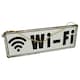 image 3 of Retro Hanging WiFi Plaque Metal Sign Home Shop Cafe Gift- 36 x 13cm