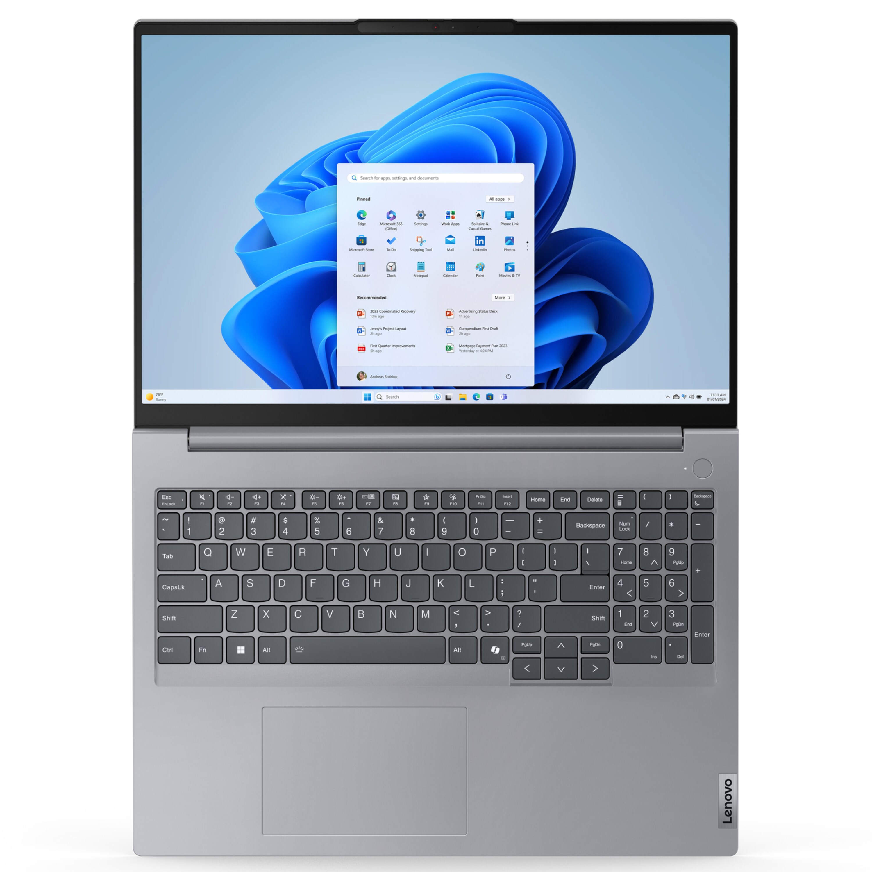 Windowsノート本体 LenovoThinkBook R78845H 32G DDR5 1T NVMe Lenovo ThinkBook 14+ Laptop: AMD R7 8845H, 16GB/32GB RAM, 1TB SSD