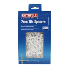 Faithfull Tile Spacer Long Leg 2Mm Tub Of 1000
