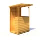 image 3 of Tiki 4 x 3 Feet Garden Bar - Wood - L126.4 x W125.6 x H205.4 cm Brown