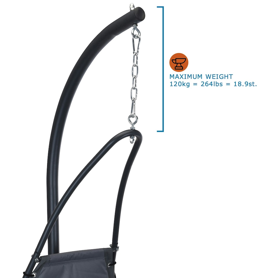 image 1 of Hanging Steel Chair