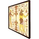 image 3 of Egyptian gods & ancient egyptian hieroglyphs (Picture Frame) White | L