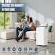 image 3 of 12L​/Day Dehumidifier ​for Home, Automatic Humidity Sensor