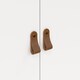image 7 of Barcelona Wardrobe with 2 Doors in White