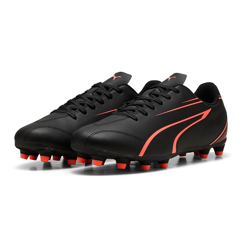 image 1 of Puma Vitoria Fg/Ag Football Boots - 9 - Black/Red