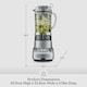 image 6 of Sage The Fresh & Furious, Blender for Smoothies and Ice Crushing, Silver