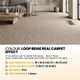 image 7 of NOVECRAFTO Self Adhesive Vinyl Floor Tiles 45x45cm Carpet Effect Peel and Stick